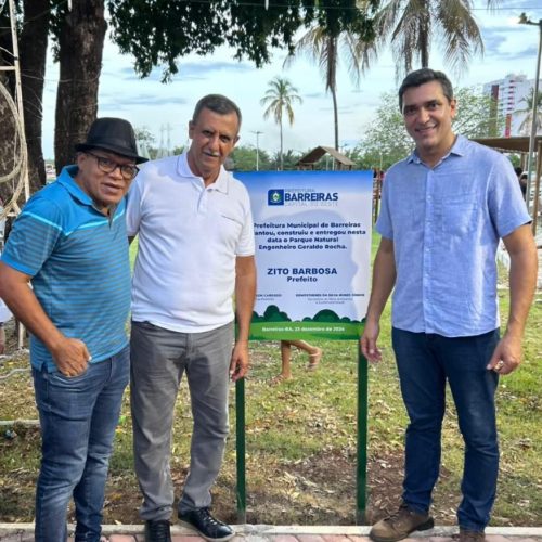 Inauguração do Parque Municipal Geraldo Rocha: Mais uma Grande Conquista da Gestão do Prefeito Zito